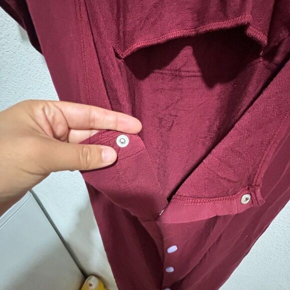 Jambys Split All Wine You Want Hooded Foot Pocket Wizard Cozy Loungewear OS - Picture 10 of 16